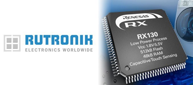 Novo grupo de microcontroladores Renesas na RUTRONIK