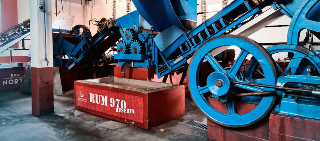 motor WEG na produção de rum 979 reserva