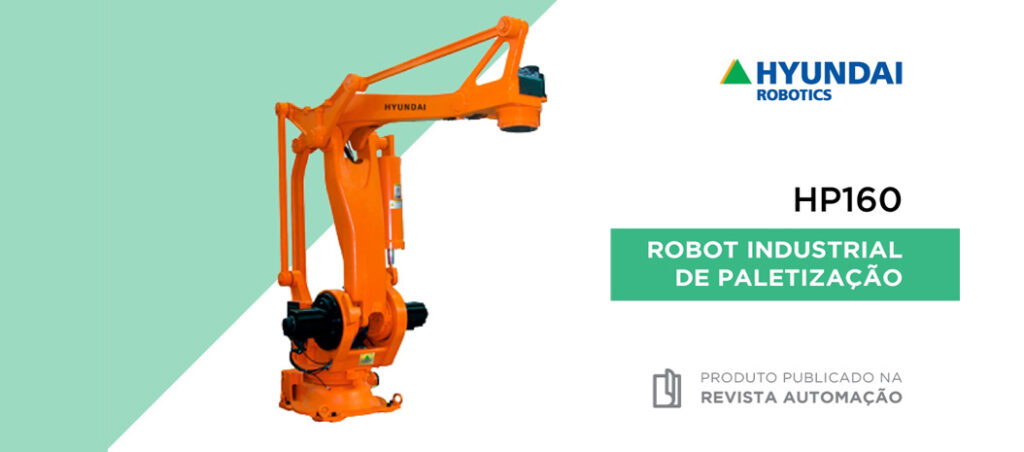 HP160 – robot de paletização da Hyundai Robotics