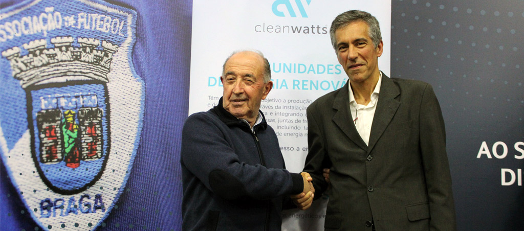 Cleanwatts e Associação de Futebol de Braga criam comunidade de energia que promove poupança e vai ajudar 20 famílias