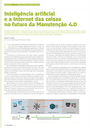 Artigo sobre Inteligência artificial
e a Internet das coisas
no futuro da Manutenção 4.0